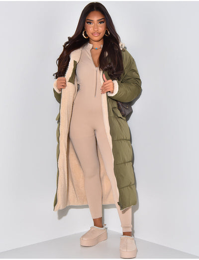 Reversible Winter Coat for Women with Sophisticated Style