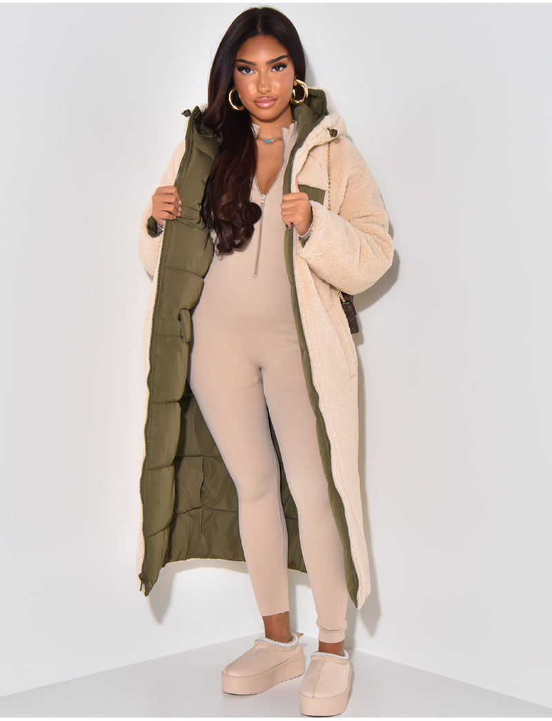 Reversible Winter Coat for Women with Sophisticated Style