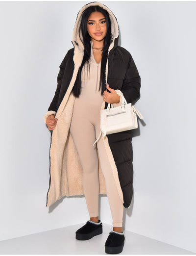 Reversible Winter Coat for Women with Sophisticated Style