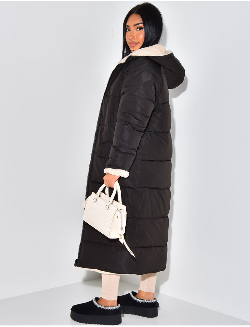 Reversible Winter Coat for Women with Sophisticated Style