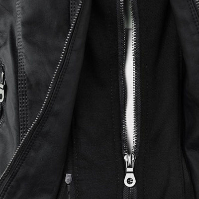 Women's elegant casual jacket with hood