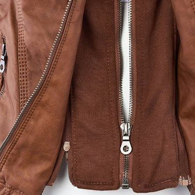 Women's elegant casual jacket with hood