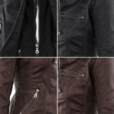 Women's elegant casual jacket with hood