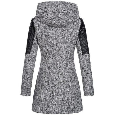Casual Coat with Patch Design for a Stylish Look