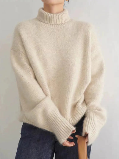 Mila - Turtleneck Knit Sweater
