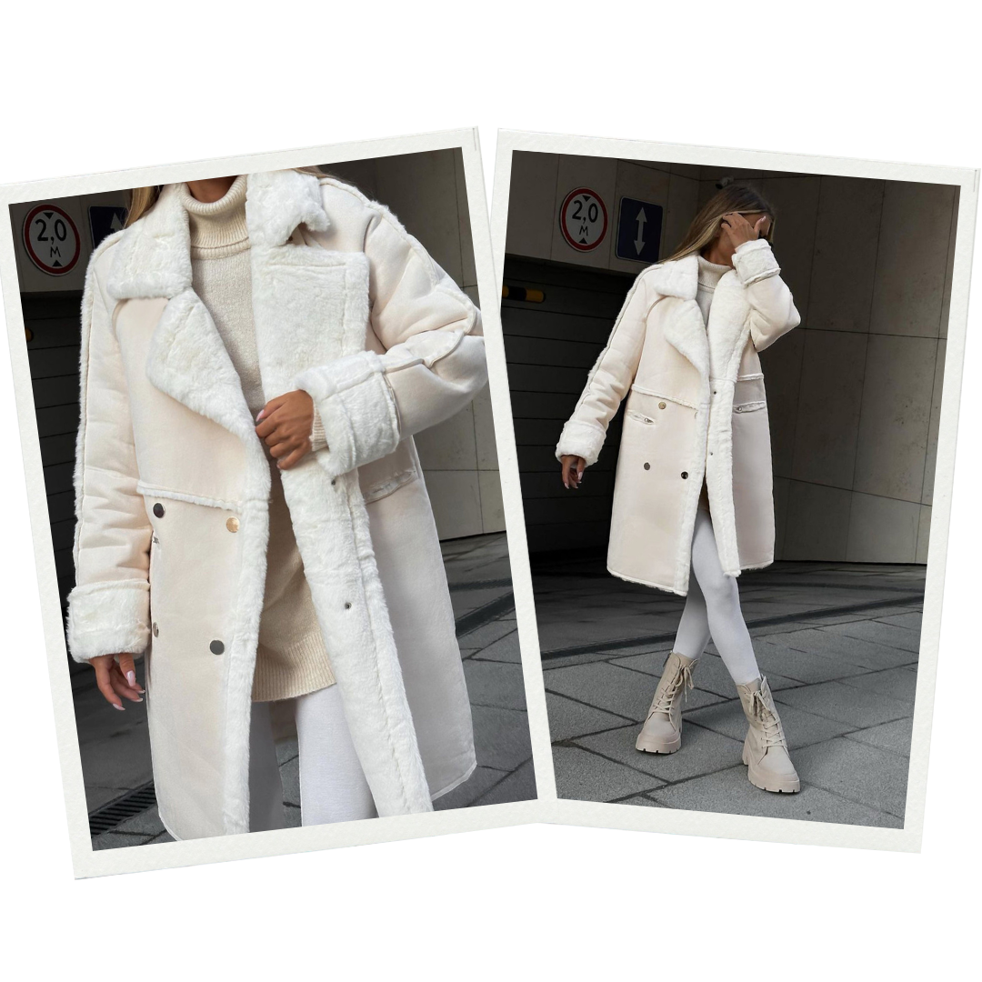 Elegant long coat for women