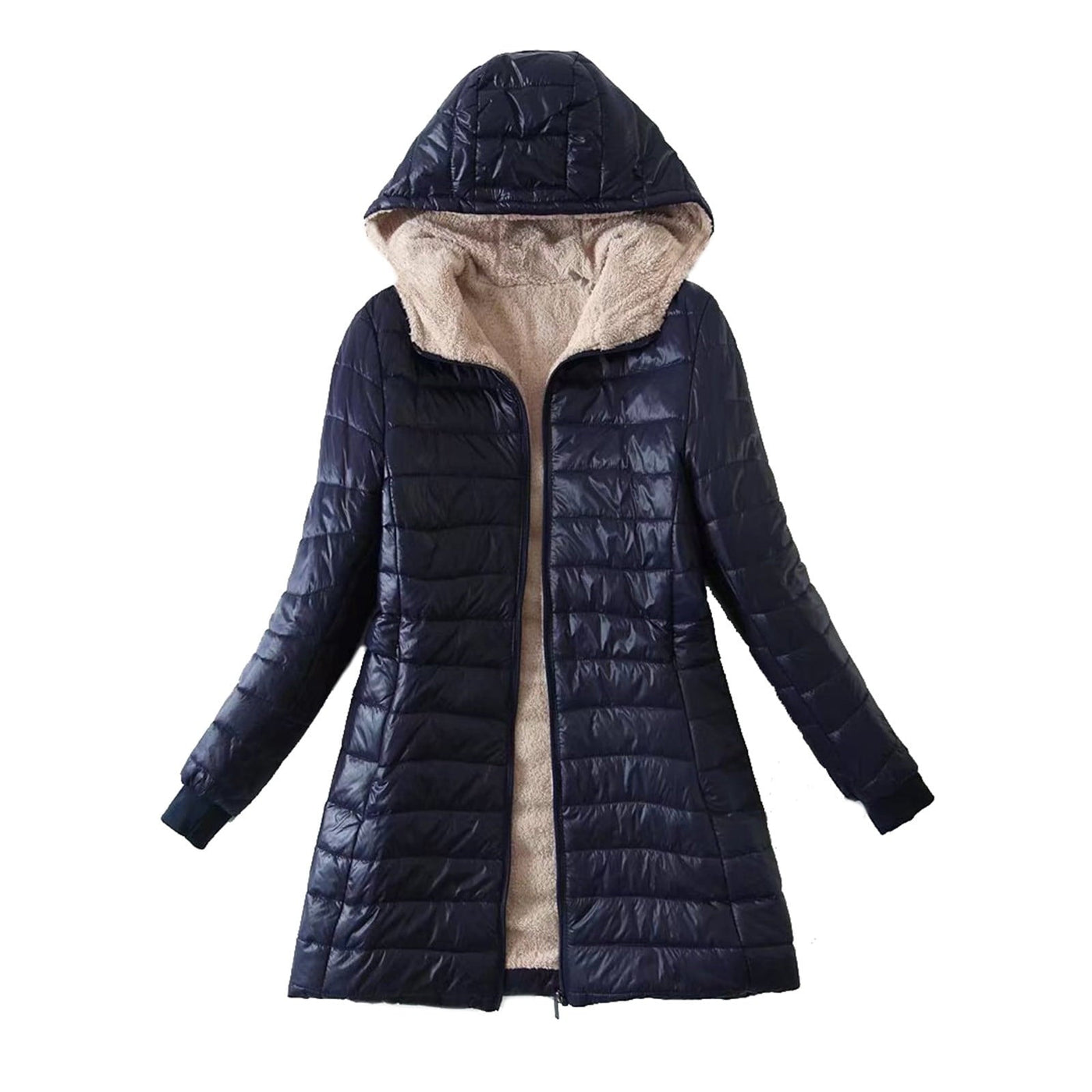 Elegant Women's Winter Coat - Modern Design and Sophisticated Style