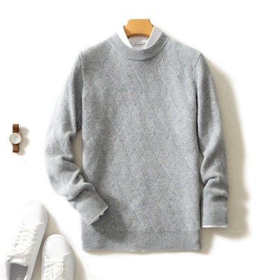 Warm comfort: a soft men's sweater for cold days