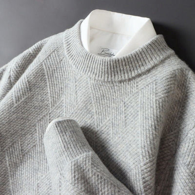 Warm comfort: a soft men's sweater for cold days