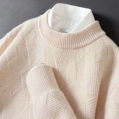 Warm comfort: a soft men's sweater for cold days