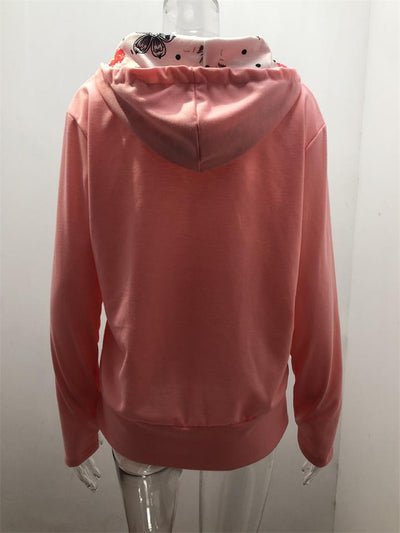 Universal zip-up jacket with hood for outdoor activities