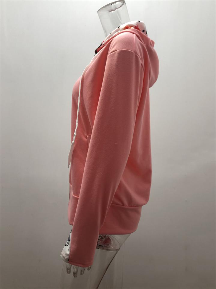 Universal zip-up jacket with hood for outdoor activities