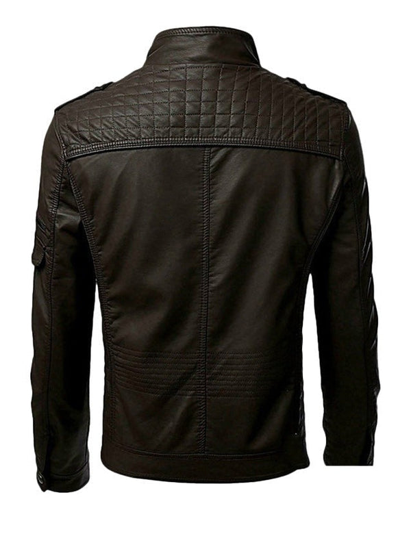 Modern jacket with a high collar for elegant men