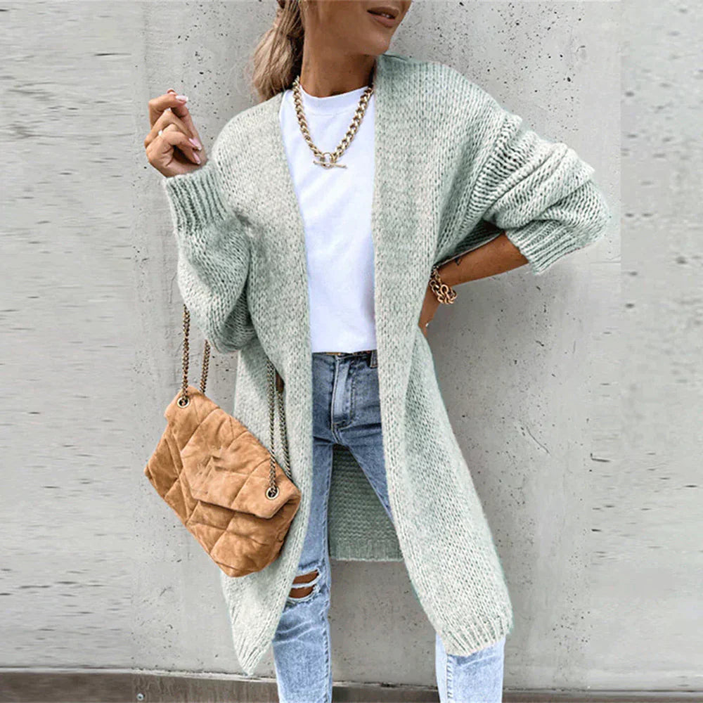 Comfortable women's cardigan with a classic design