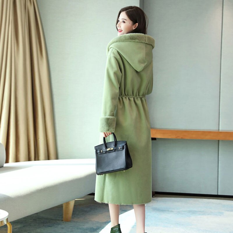 Long Coat for Women - Hooded Jacket, Plus Size Winter Coat, Warm and Elegant Jacket