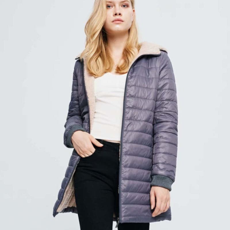 Warm winter jacket for women with stylish design