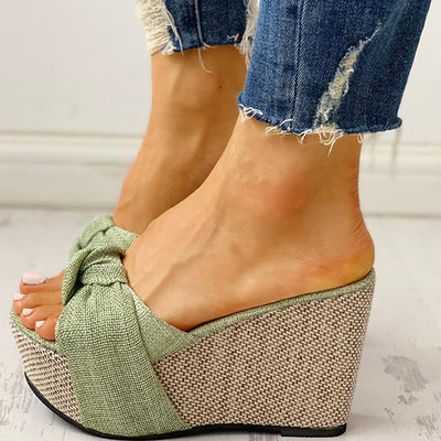 Daniela - Women's High Heel Wedge Sandals