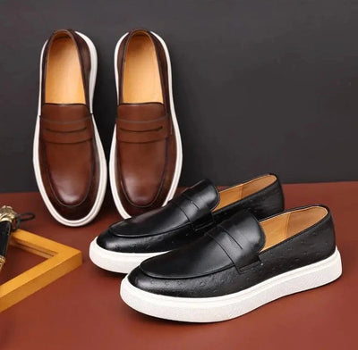 Elegant men's shoes with a modern design and casual style
