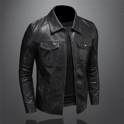 Men's Leather Jacket – Stylish, High-Quality Motorcycle Jacket
