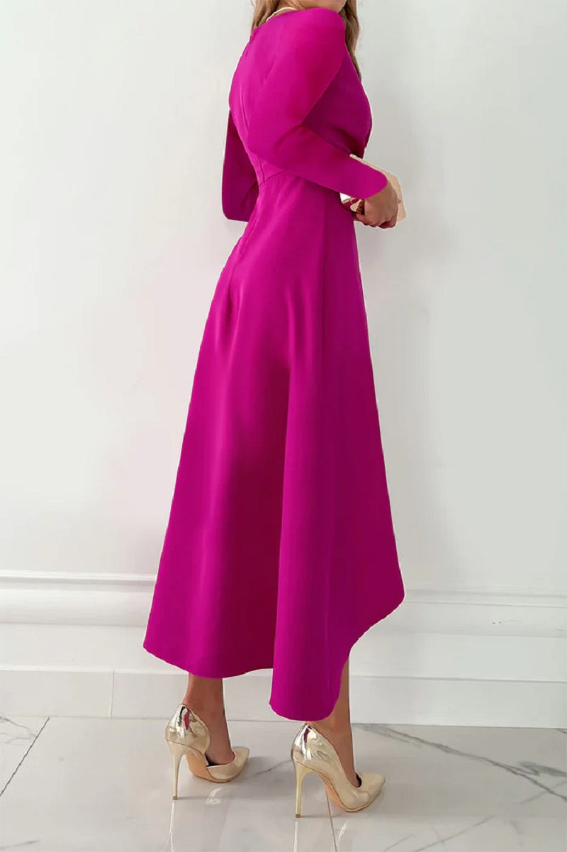 Elegant and sophisticated pleated dress for any occasion