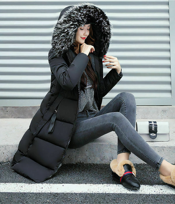 Long coat with an elegant modern collar
