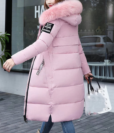 Long coat with an elegant modern collar