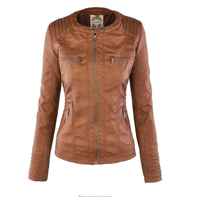 Women's elegant casual jacket with hood