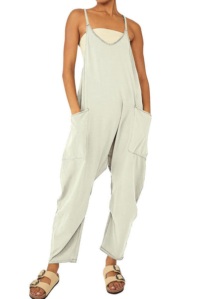 Cami overalls with large pockets