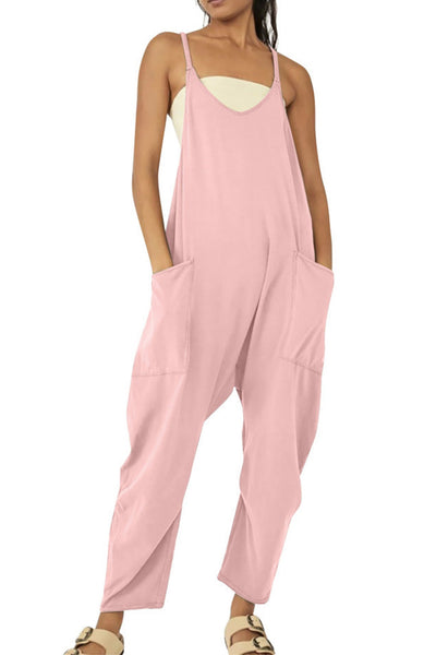Cami overalls with large pockets