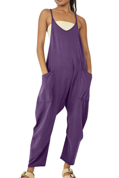 Cami overalls with large pockets