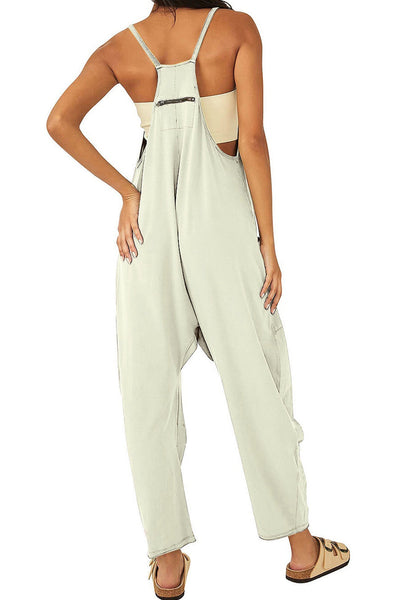 Cami overalls with large pockets