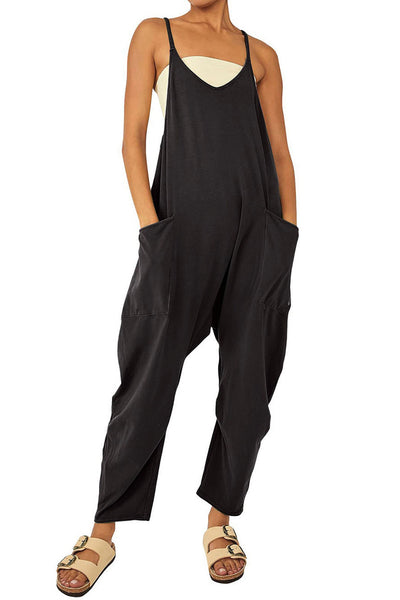 Cami overalls with large pockets
