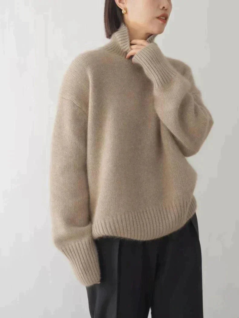 Mila - Turtleneck Knit Sweater