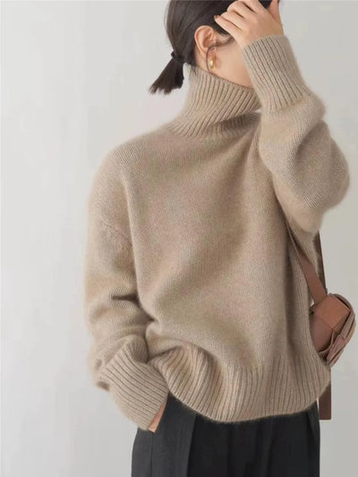 Mila - Turtleneck Knit Sweater