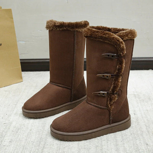 Warm Winter Boots with Modern Design for Elegant Women