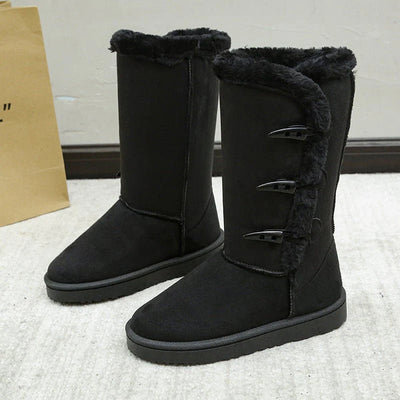 Warm Winter Boots with Modern Design for Elegant Women