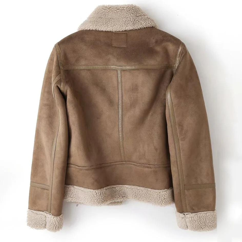 Modern Women's Jacket with Lapels and Buckles – Elegant and Versatile Design