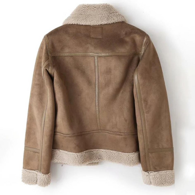 Modern Women's Jacket with Lapels and Buckles – Elegant and Versatile Design