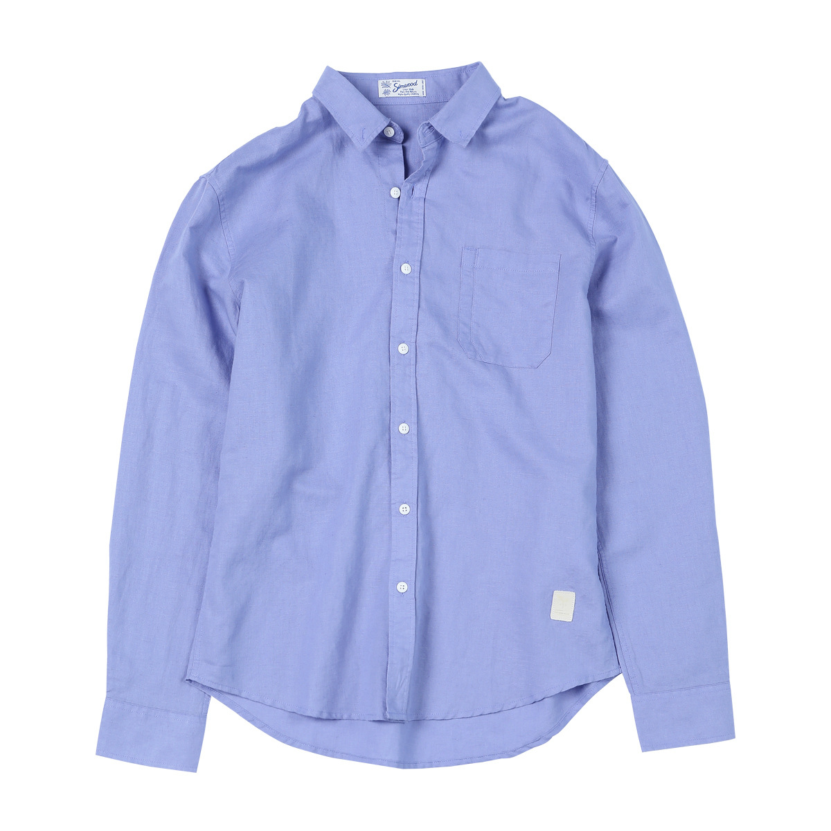 Classic men's shirt with long-sleeved design