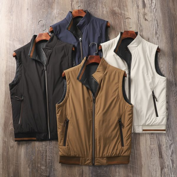 Modern Men's Vest with Versatile Design