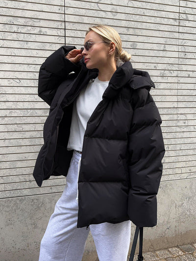 Modern oversized jacket for women - Casual and elegant style