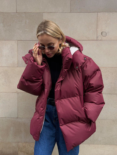 Modern oversized jacket for women - Casual and elegant style