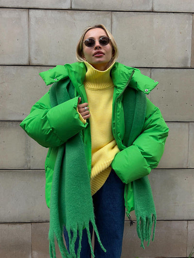Modern oversized jacket for women - Casual and elegant style