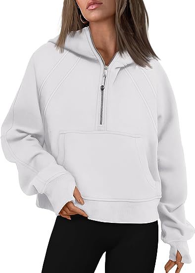 Warm Half-Zip Pullover with Pockets - Adore L'Amour Collection
