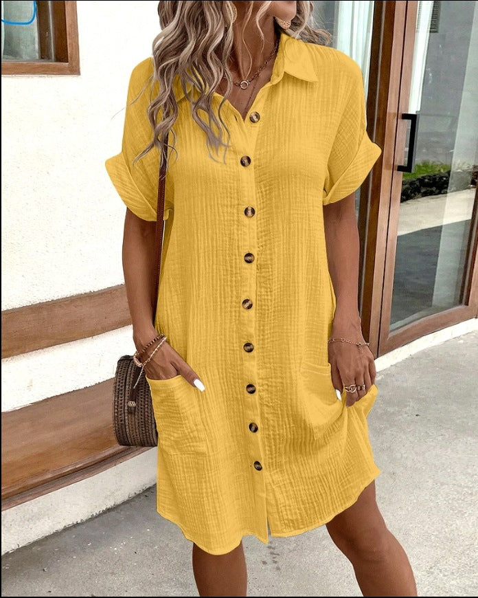 Frendi - Elegant knee-length dress