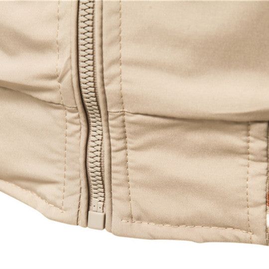 Men's Jacket with Mao Collar – Elegant and Modern