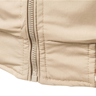 Men's Jacket with Mao Collar – Elegant and Modern