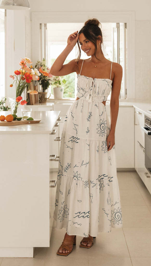 Lola - Women's summer dress with print