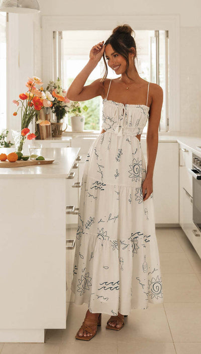 Lola - Women's summer dress with print