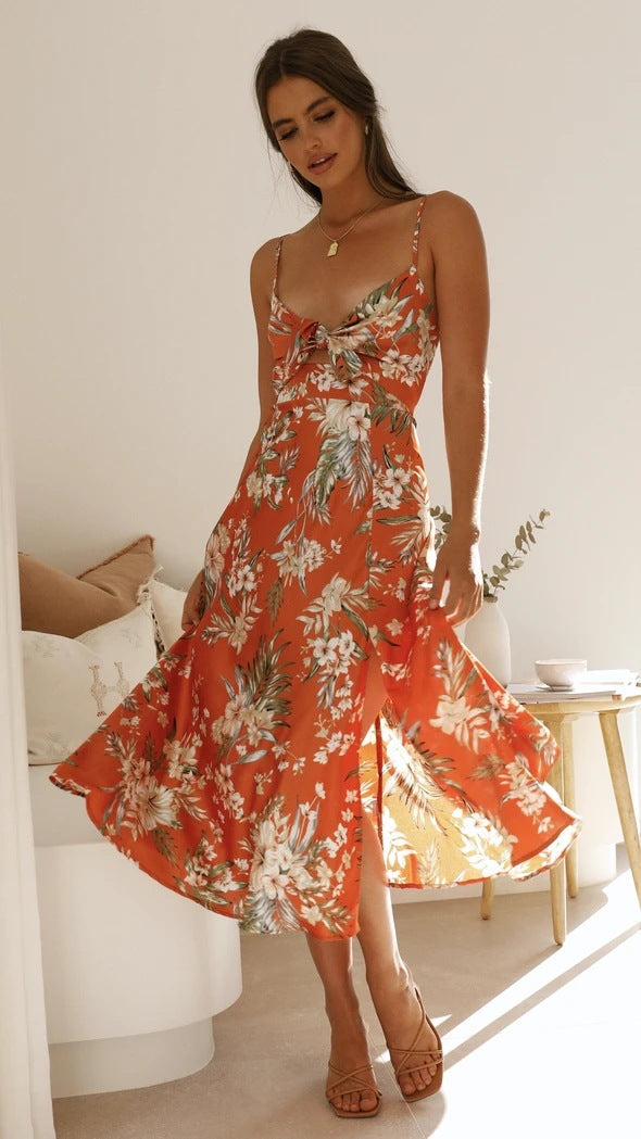 Light floral print dress for a fresh and romantic style